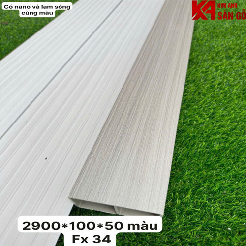 Thanh Lam Hộp Nhựa Giả Gỗ 50*100 GR-FX34